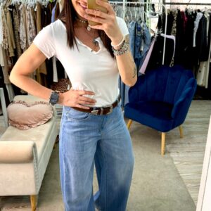 Jeans Greta in chambray Brend