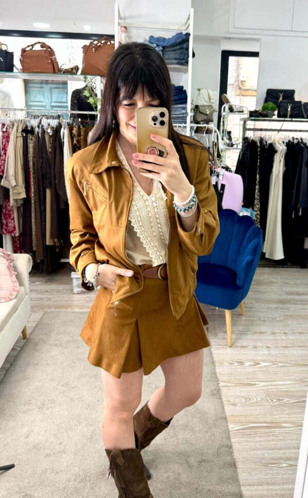 Gonna in suede Imperial - immagine 2