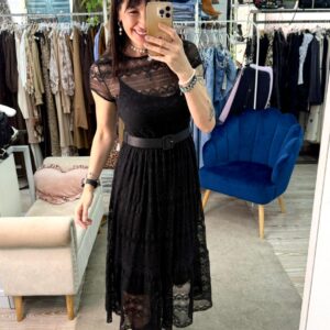 Abito pizzo doppiato Susy mix