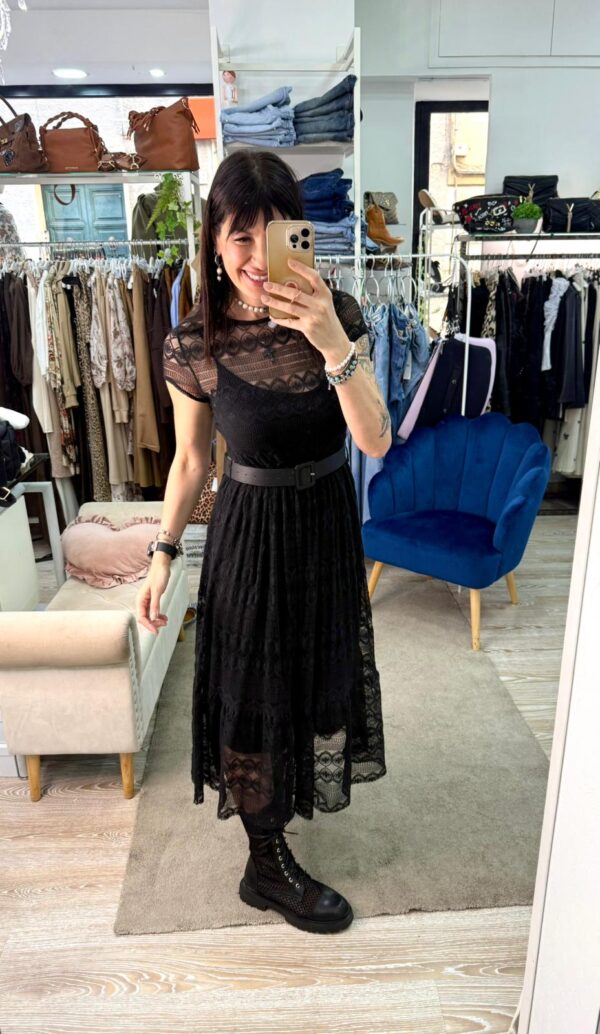 Abito pizzo doppiato Susy mix