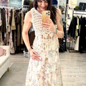 Gonna in cotone fantasia fiorata Susy mix