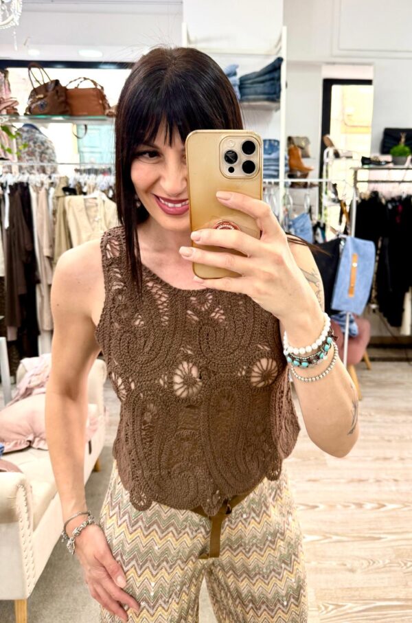 Motel Blusa Crochet - immagine 2