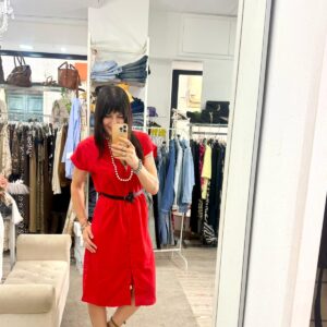 Abito in cotone 100% modello chemisier Only
