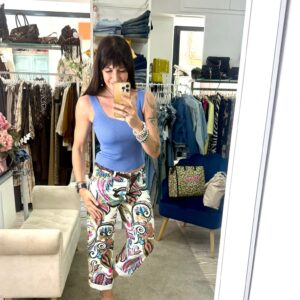 Motel pantalone baggy fantasia