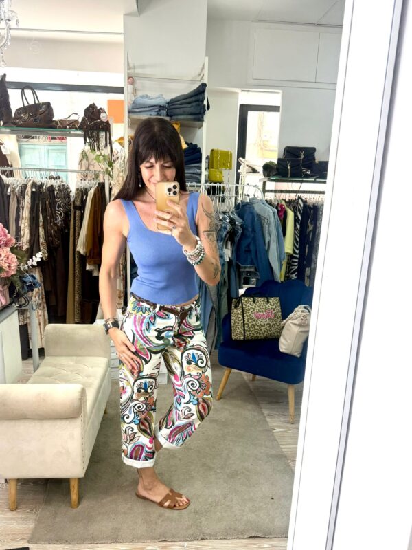 Motel pantalone baggy fantasia