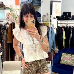 Short in cotone di popeline Only
