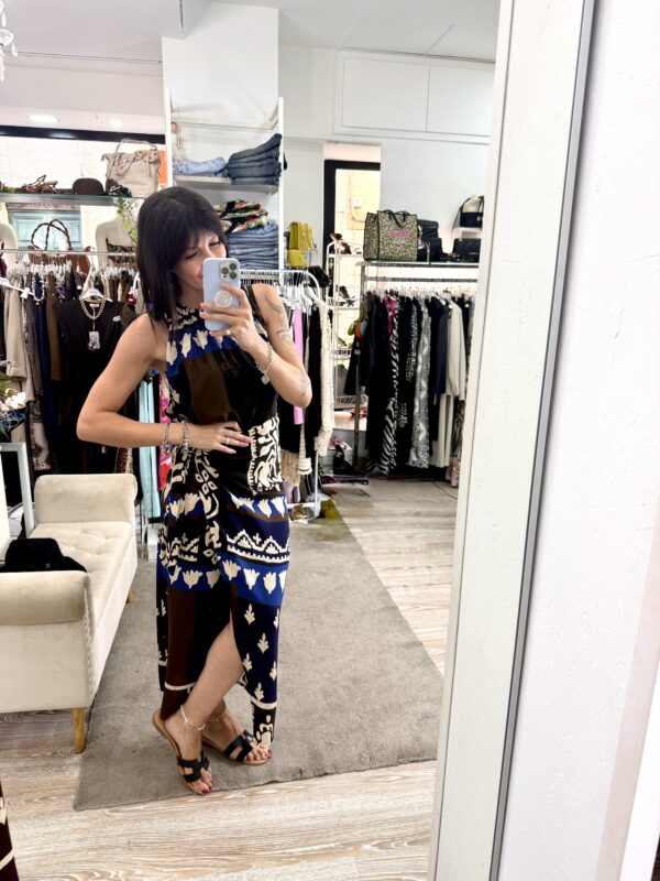 Blusa a completo con gonna pareo - immagine 2