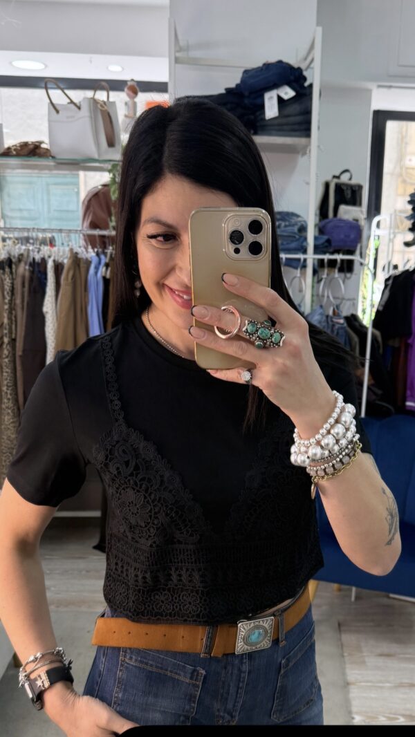 T-shirt pizzo