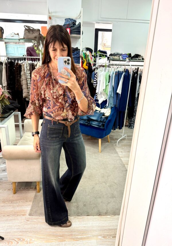 Jeans flare elasticizzato Susy mix