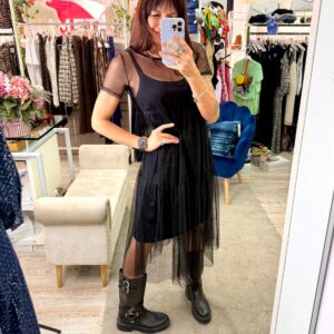 Abito Brend in tulle e doppio strato
