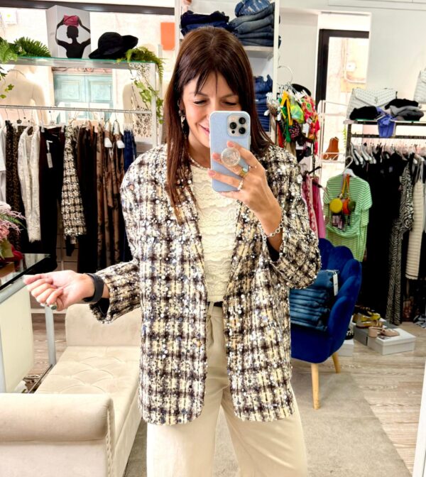 Blazer over in check Susy Mix
