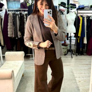 Blazer fantasia check Susy Mix