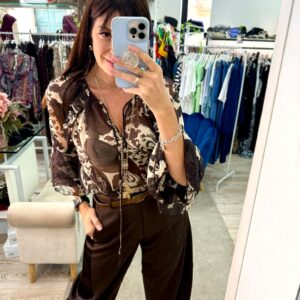 Camicia in chiffon cashmire Imperial