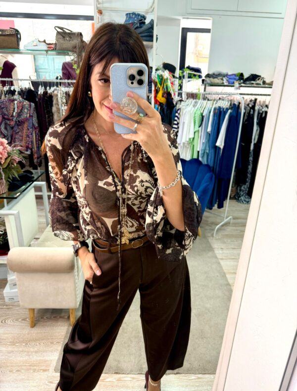 Camicia in chiffon cashmire Imperial