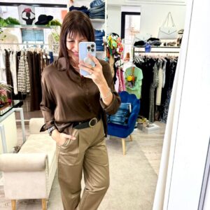 Camicia in satin