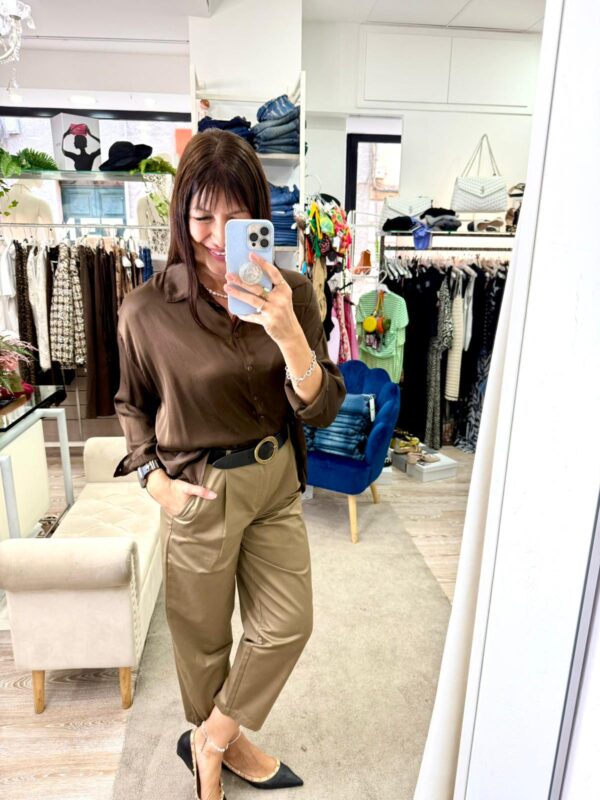 Camicia in satin