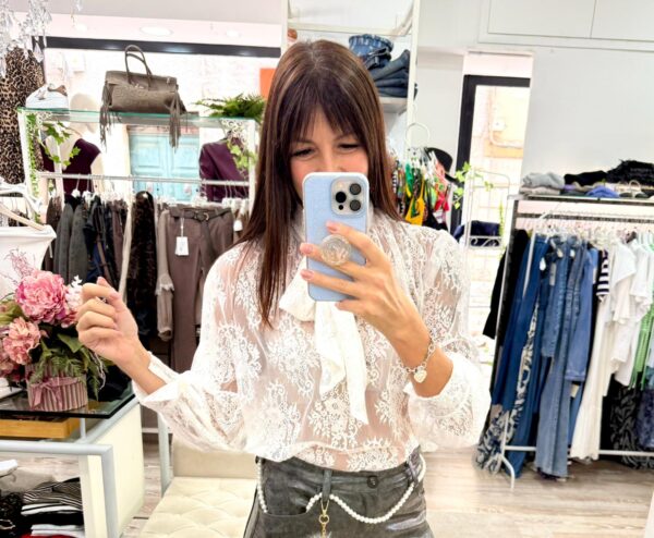 Camicia in pizzo Motel