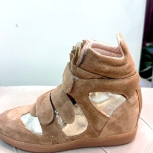 Sneakers con zeppa interna vera pelle Divine follie