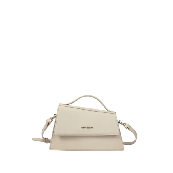 Mini bag in ecopelle liscia con logo lettering Gio Cellini - immagine 3