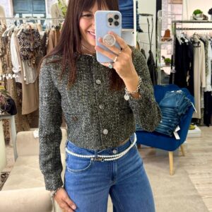 Giacca in tweed modello chanel