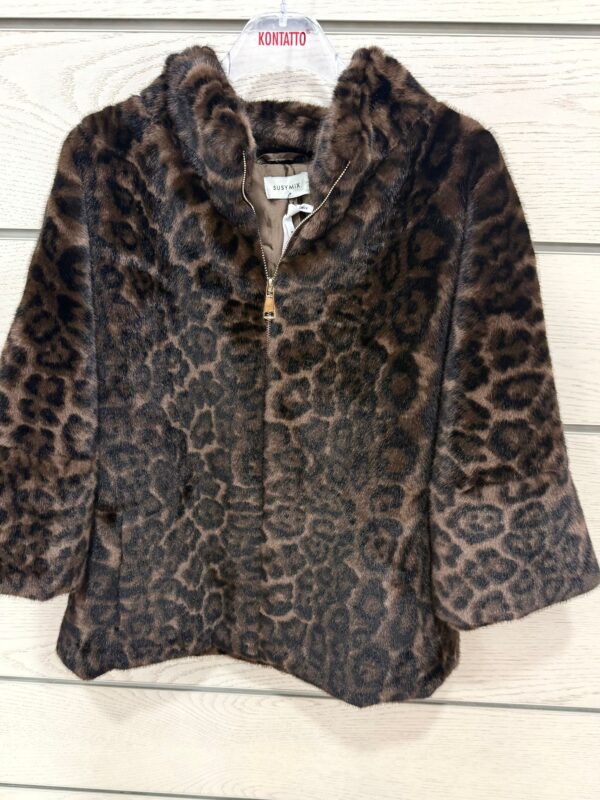 Eco fur Susy mix over animalier