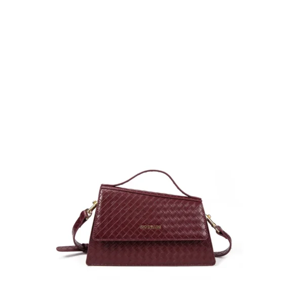 Mini bag in ecopelle liscia con logo lettering Gio Cellini - immagine 2
