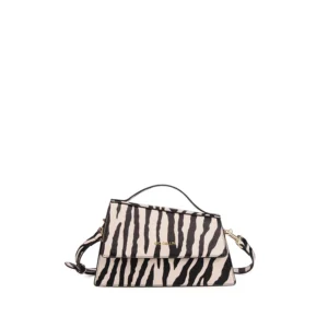 Mini bag in ecopelle liscia con logo lettering Gio Cellini
