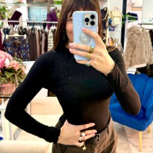 Maglia in cotone a micro costine Only