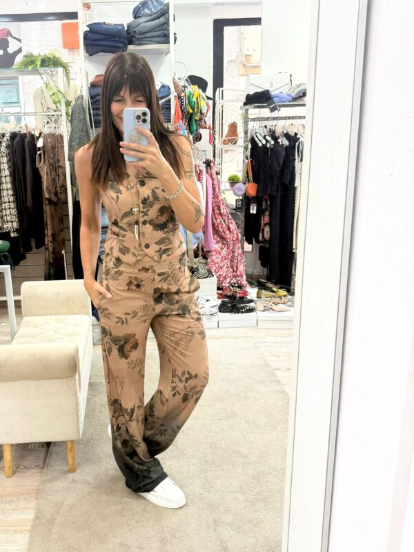 Completo gilet e pantalone Susy mix