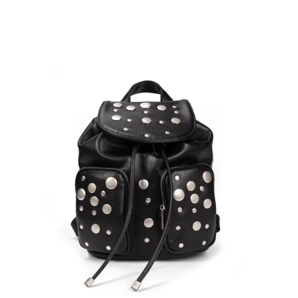 Zaino in ecopelle con borchie Gio Cellini