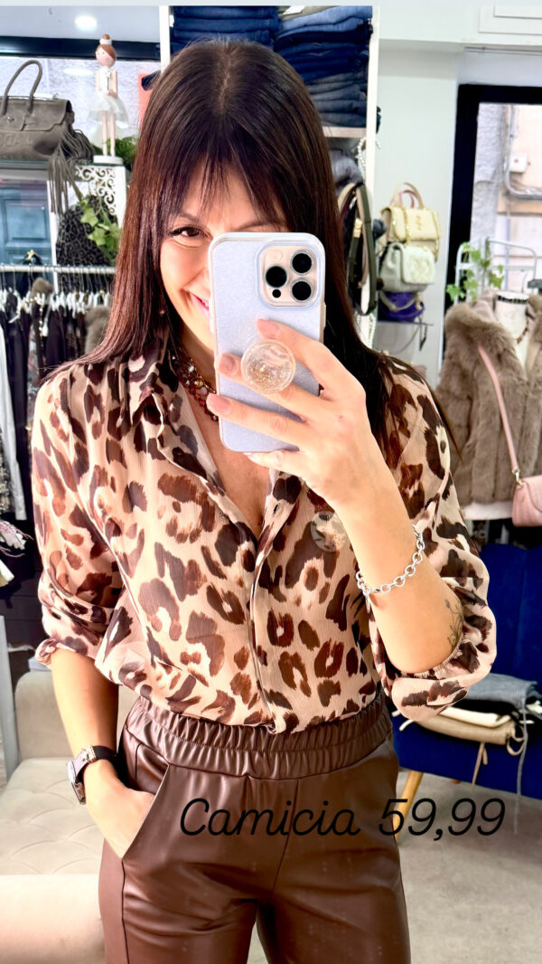 Camicia animalier