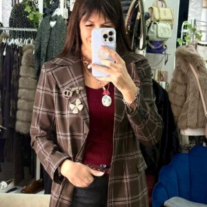 Blazer in check Susy mix