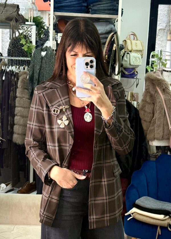 Blazer in check Susy mix