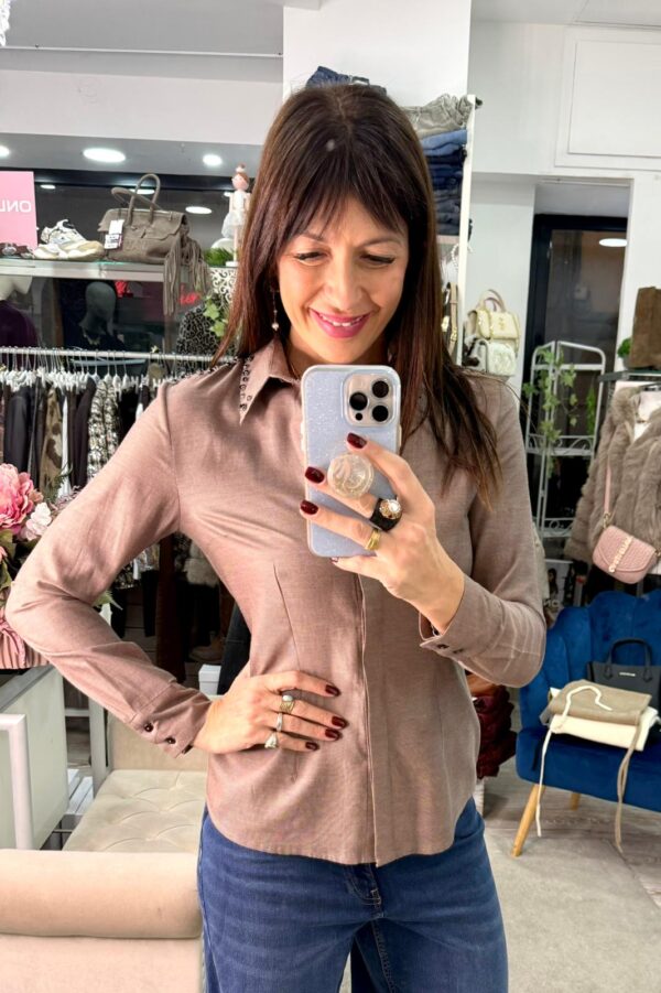 Camicia tessuto cotone Oxford Susy mix