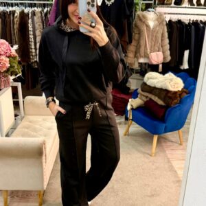 Felpa inserti animalier Only