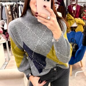 Maglione rombi Susy mix