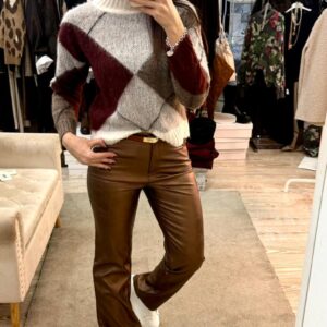 Pantalone pelle spalmata Motel