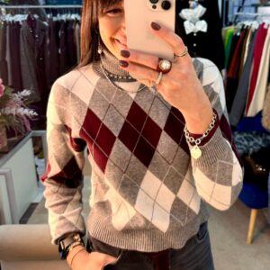 Maglione rombi Susy mix