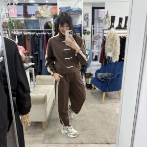 Motel pantalone baloon banda laterale