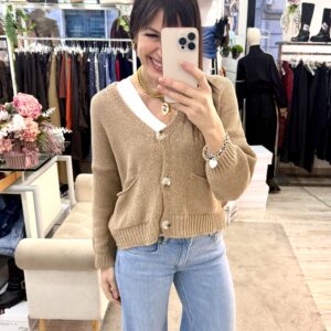 Cardigan tasche over Susy Mix