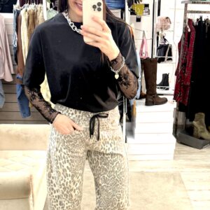 Susy mix Pantalone baloon animalier