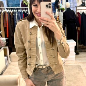 Blazer military chic Susy mix