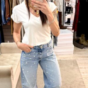Jeans regular con applicazioni Only