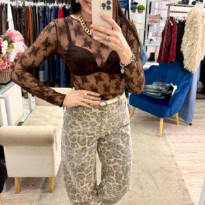 Pantalone balloon animalier Susy Mix