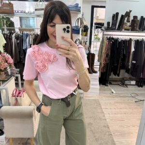 T-shirt fiore Susy mix