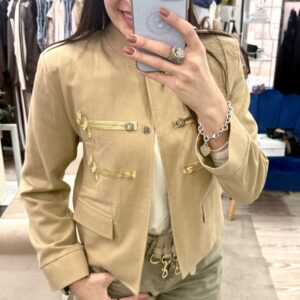Blazer Napoleone sabbia