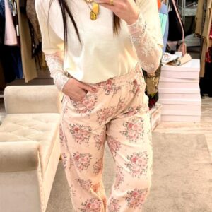 Pantalone balloon con coulisse in vita Susy Mix