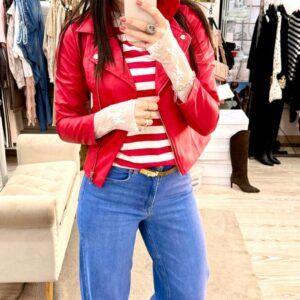 Chiodo simil pelle Susy mix