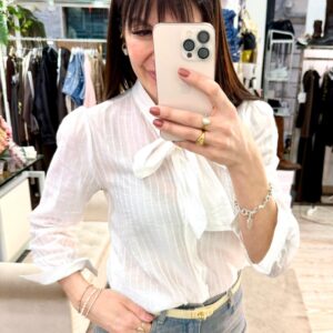 Camicia cotone con fiocco Brend