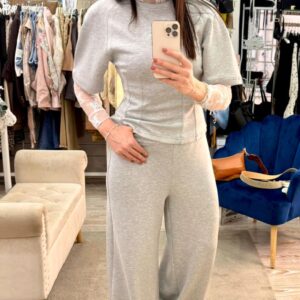 Pantalone in tessuto Scuba Kontatto